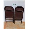 Image 1 : *(4) Metal Folding Chairs, Cannot Ship