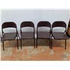 Image 2 : *(4) Metal Folding Chairs, Cannot Ship