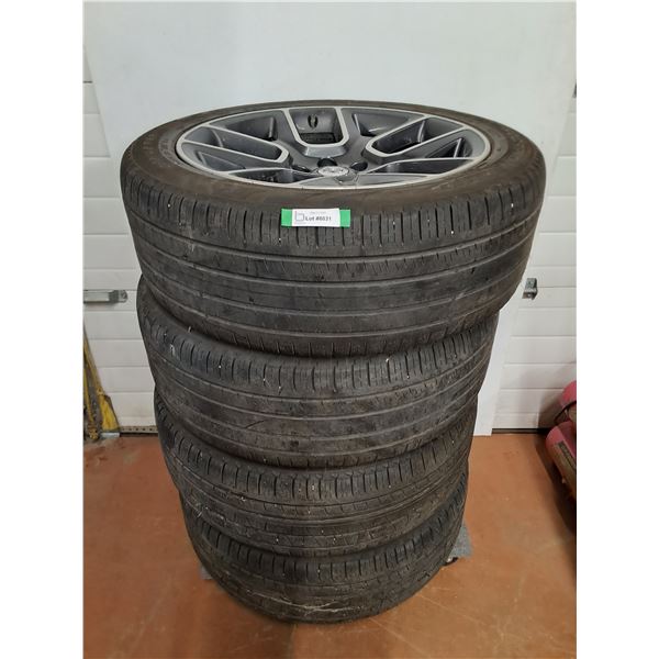 ** (4) Pirelli Scorpion 285/45 R22 All Season Tires on Rims with Dodge Ram Center Caps - Pickup Only