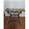 Image 1 : ** Black & Decker Workmate 300 Collapsible Bench - 31x39x28" Open - 1 Handle Broken - Pickup Only