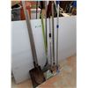 Image 1 : ** Assorted Long-Handle Tools (Shovels, Rakes, Squeegee) - Pickup Only