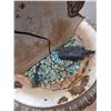 Image 3 : ** Decorative Outdoor Spigotted Water Fountain - Some Rust - 42x19x17" - Untested - Pickup Only