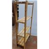 Image 2 : *Wooden Four Tier Shelf 31.5" x 13.5" x 64", Cannot Ship