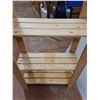 Image 3 : *Wooden Four Tier Shelf 31.5" x 13.5" x 64", Cannot Ship