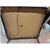 Image 3 : *Metal Folding Table- As Is- Burns & Water Damage 35" x 28", Cannot Ship