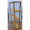 Image 2 : *Wooden Four Tier Shelf 31.5" x 13.25" x 63.25", Cannot Ship