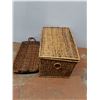 Image 2 : *(2) Woven Storage Baskets Up to 30" x 20" x 18.5", Cannot ship