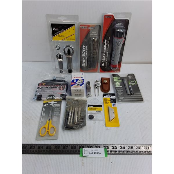 Assorted Flash Lights & Hand Tools - Several NIB