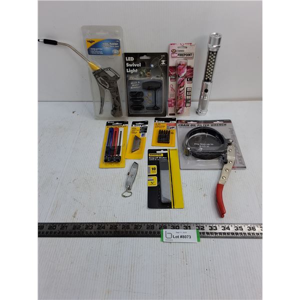 Assorted Hand Tools/Razor Blades - Many NIB