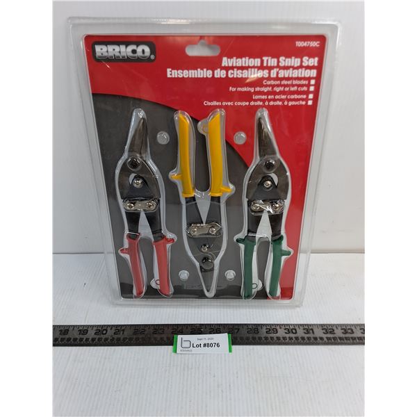 Brico Aviation Tin Snip Set (NIB)