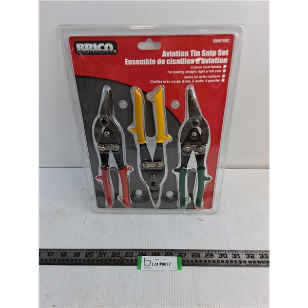 Brico Aviation Tin Snip Set (NIB)