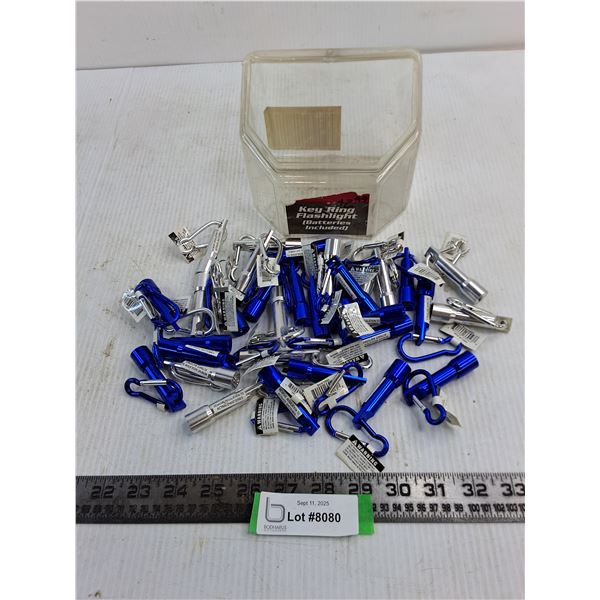 (33) Key Ring Flashlights - Appears to be NOS