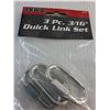 Image 2 : (18) Tekz 3-Piece 3/16" Quick Link Sets - Sealed