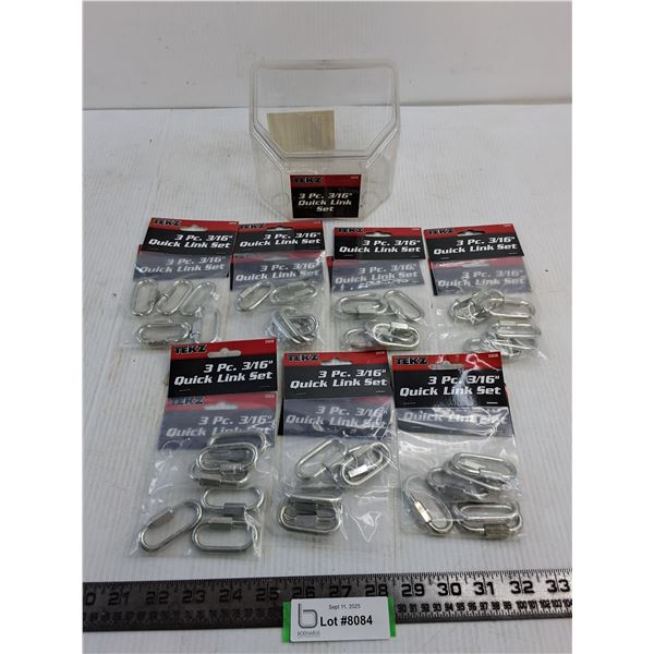 (14) Tekz 3-Piece 3/16" Quick Link Set