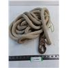 Image 1 : 1" Braided 24' Nylon Rope with Snap