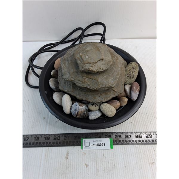Electric Water Feature - 11" Dia x 6" High - Untested
