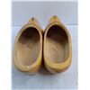 Image 2 : Pair of Dutch Wooden Clogs - 10" Length - Approx  Size 7