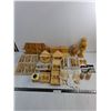 Image 1 : Assorted Wooden Figurine, Boxes, Accessories