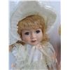 Image 2 : (2) Vintage Dolls With Support Stands - Approx 16" Tall