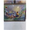 Image 4 : (3) Wood Framed Jigsaw Puzzle Pictures - All 29" x 21" - Pickup Preferred