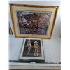 Image 1 : * (2) Plastic Framed Pictures (32" x 26" & 20" x 16") - PICK UP
