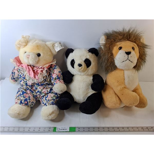 (3) Stuffies- Some Staining