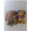 Image 2 : (2) Stuffies- Fisher Price- May Require Batteries & President's Choice