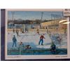 Image 2 : (4) Photo Frames- As Is, Some Water Damage & Framed Hockey Painting Up to 21" x 17"