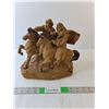 Image 1 : Ceramic Horseback Figurine 10" Tall