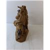 Image 2 : Ceramic Horseback Figurine 10" Tall