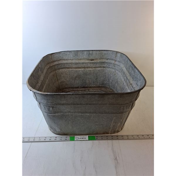 Galvanized Tub 20.5" x 11" Pickup Preferred