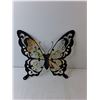 Image 2 : Metal & Glass Garden Butterfly Decor 13.25" x 13"