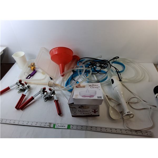 Westinghouse Hand Blender- Powers On, As Is, Monster Bottle Cleaner, Bottle Cappers, Misc.