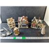 Image 1 : -Ceramic House Decor with Working Lights, Tealight Holder, Willow Tree Angel- As Is