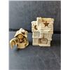Image 2 : -Ceramic House Decor with Working Lights, Tealight Holder, Willow Tree Angel- As Is
