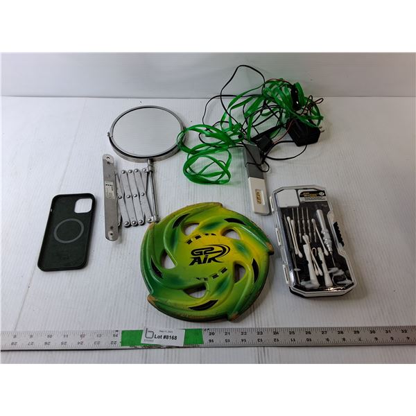 Iphone Repair Kit, Retractable Mirror- As Is, Foam Disc, Misc.
