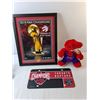 Image 2 : Toronto Raptors Lot- Framed Photo 15" x 12:, Stuffie, Mini Basketball, Misc.
