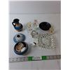 Image 1 : Decorative Seashells, Glass Ashtray, Miniature Ceramic Pitcher, Misc.