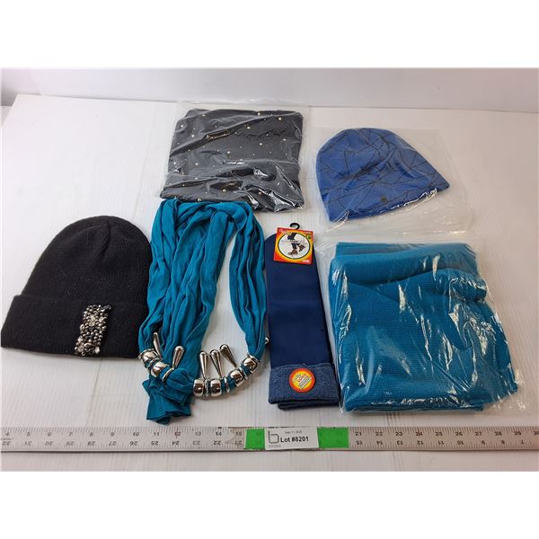 Socks, Toques, Scarves