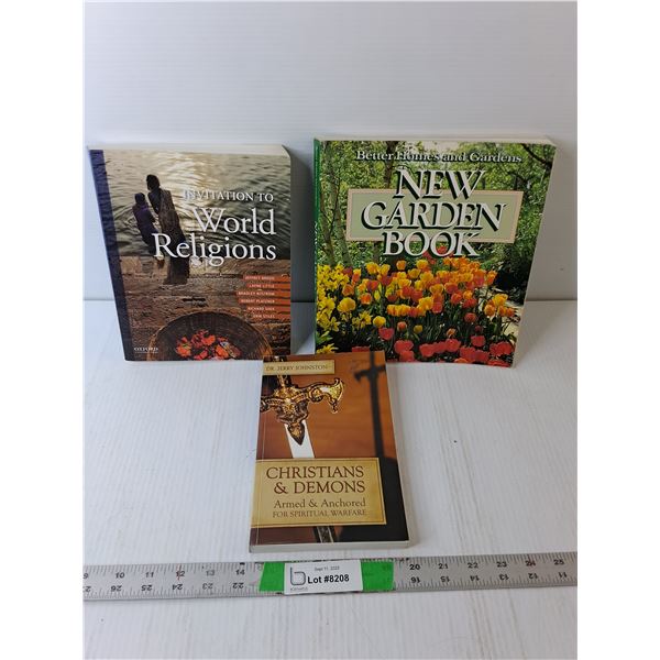 (3) Books on Religion, Gardening