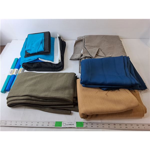 Fabric Lot/Curtains- Varying Lengths