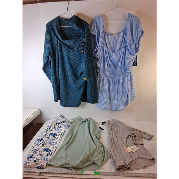 (5) Women's Tshirts- 3X