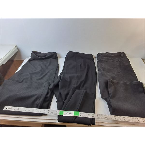(3) Pairs of Women's Pants- Size 22 & 24