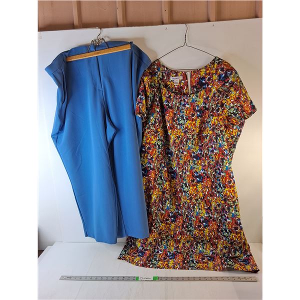 Women's Pants- 3X & Dress- 28W