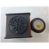 Image 3 : Rotating Stationary Organizer, (2) Jewelry Boxes, Candle Holder