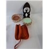 Image 2 : (5) Coasters, Decorative Shell, Storage Bag, Misc.