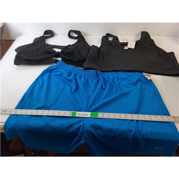 (2) Reebok/Old Navy Swimtops- 4X, & Giant Tiger Shorts- XXL