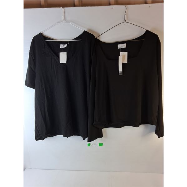 (2) Women's Shirts- 3X