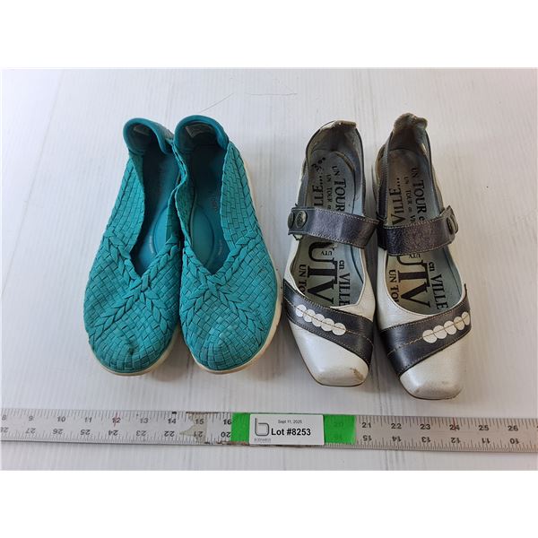 (2) Pairs of Women's Shoes- Approx. 9.5
