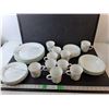 Image 1 : Corning/Corelle Dish Lot- (12) Dinner Plates, (5) Bowls, (9) Dessert Plates, (12) Bread Plates, (10)